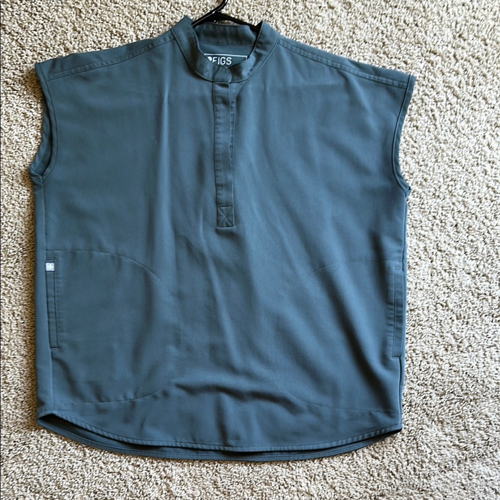 Figs Gray Tank Top Casual Comfort